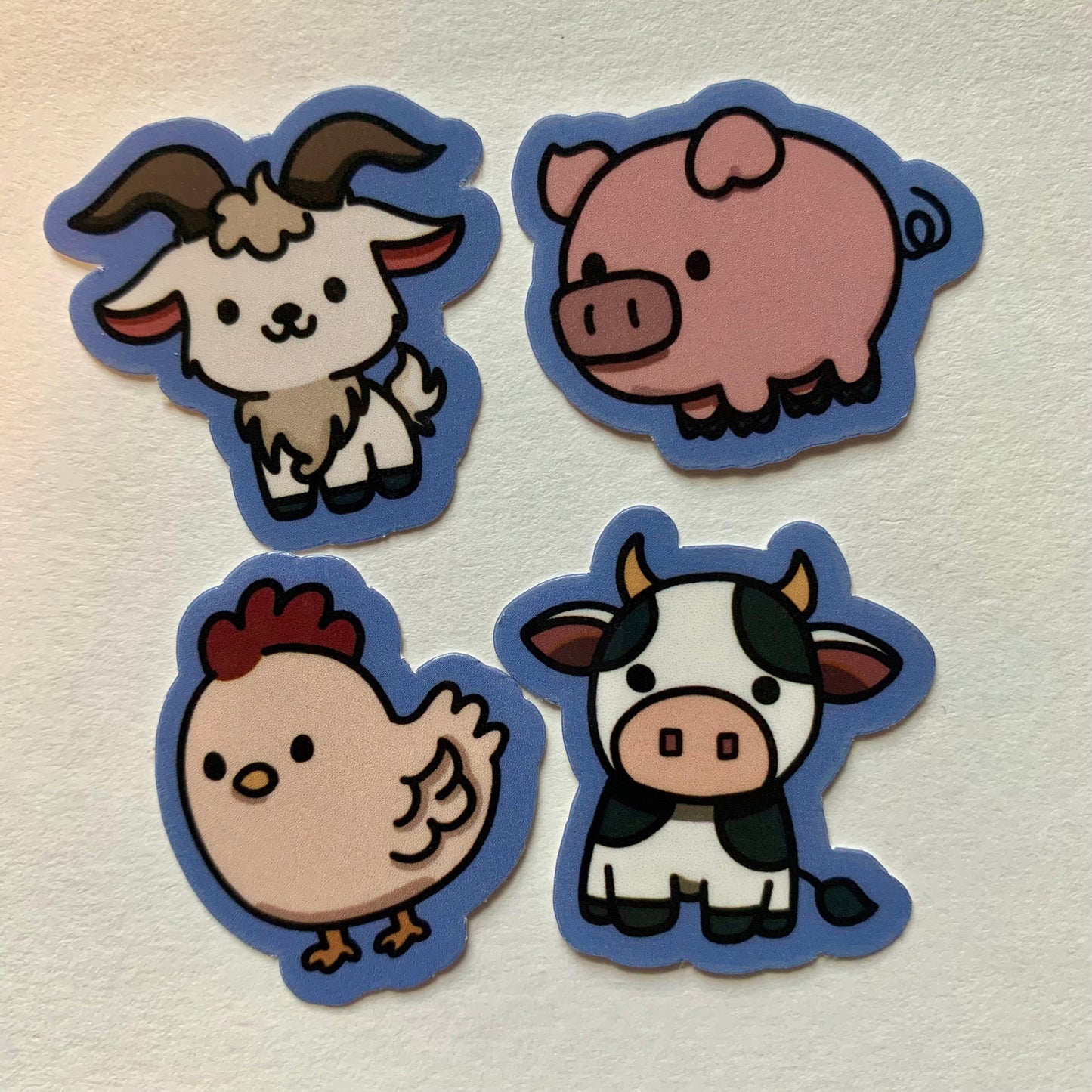 Farm Animals Sticker Bundle