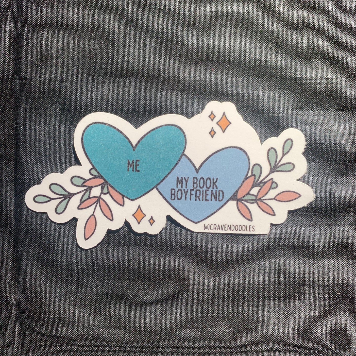 Me & My Book Boyfriend Sticker