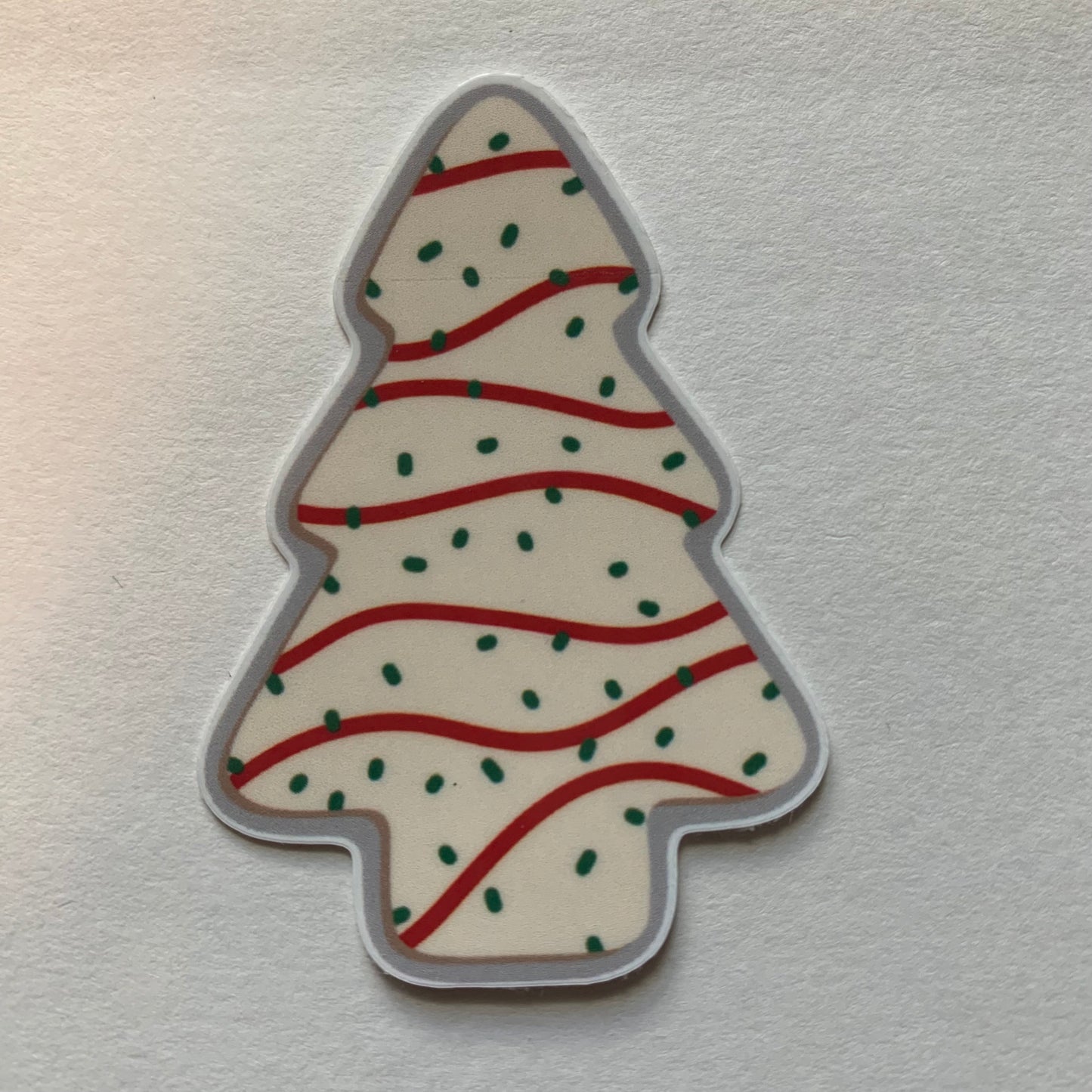 Christmas Tree Cake Sticker