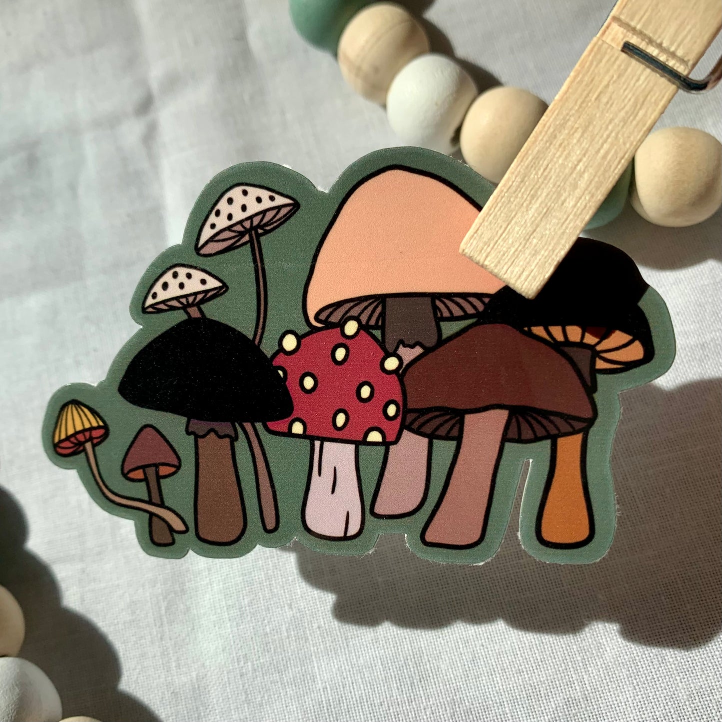 Mushroom Family Sticker