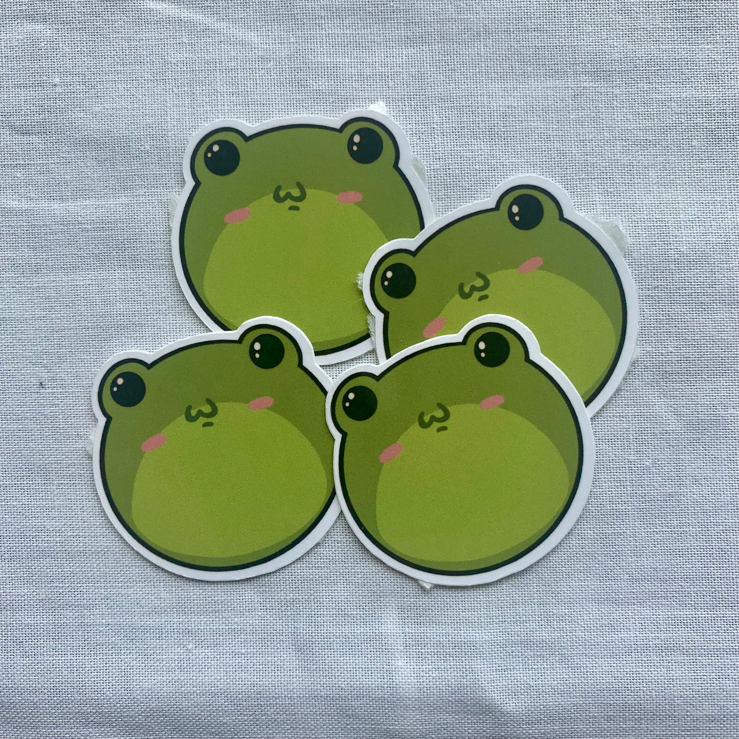 Round Frog and Mini Sticker