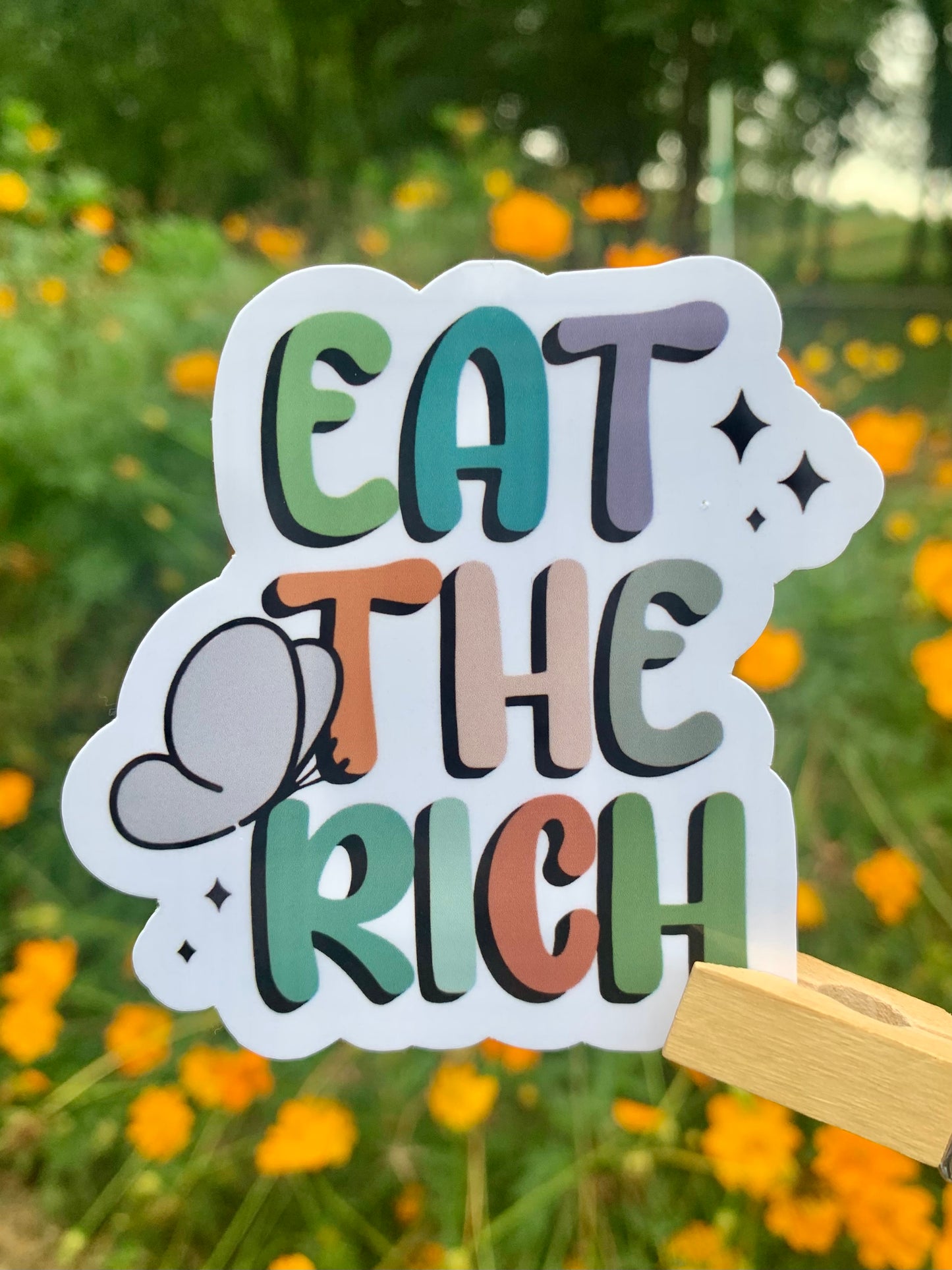 Eat The Rich Sticker