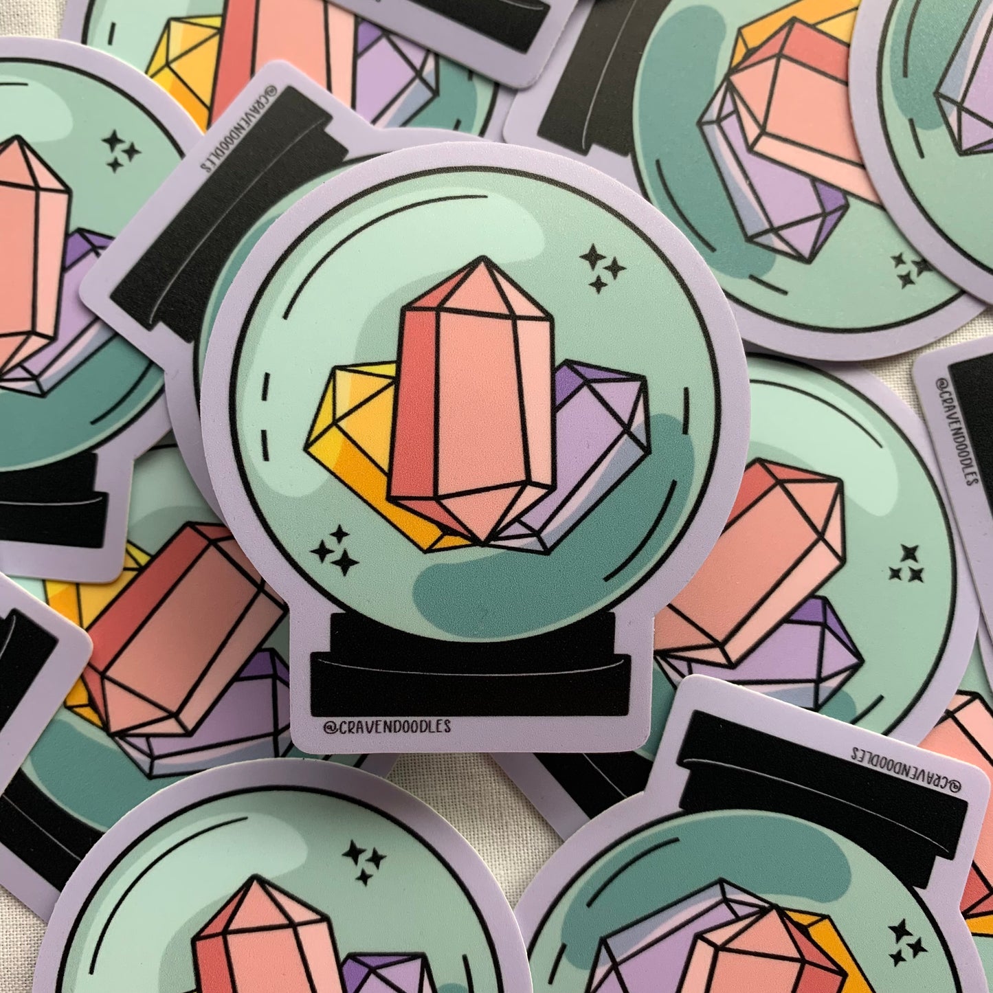 Crystal Ball Sticker