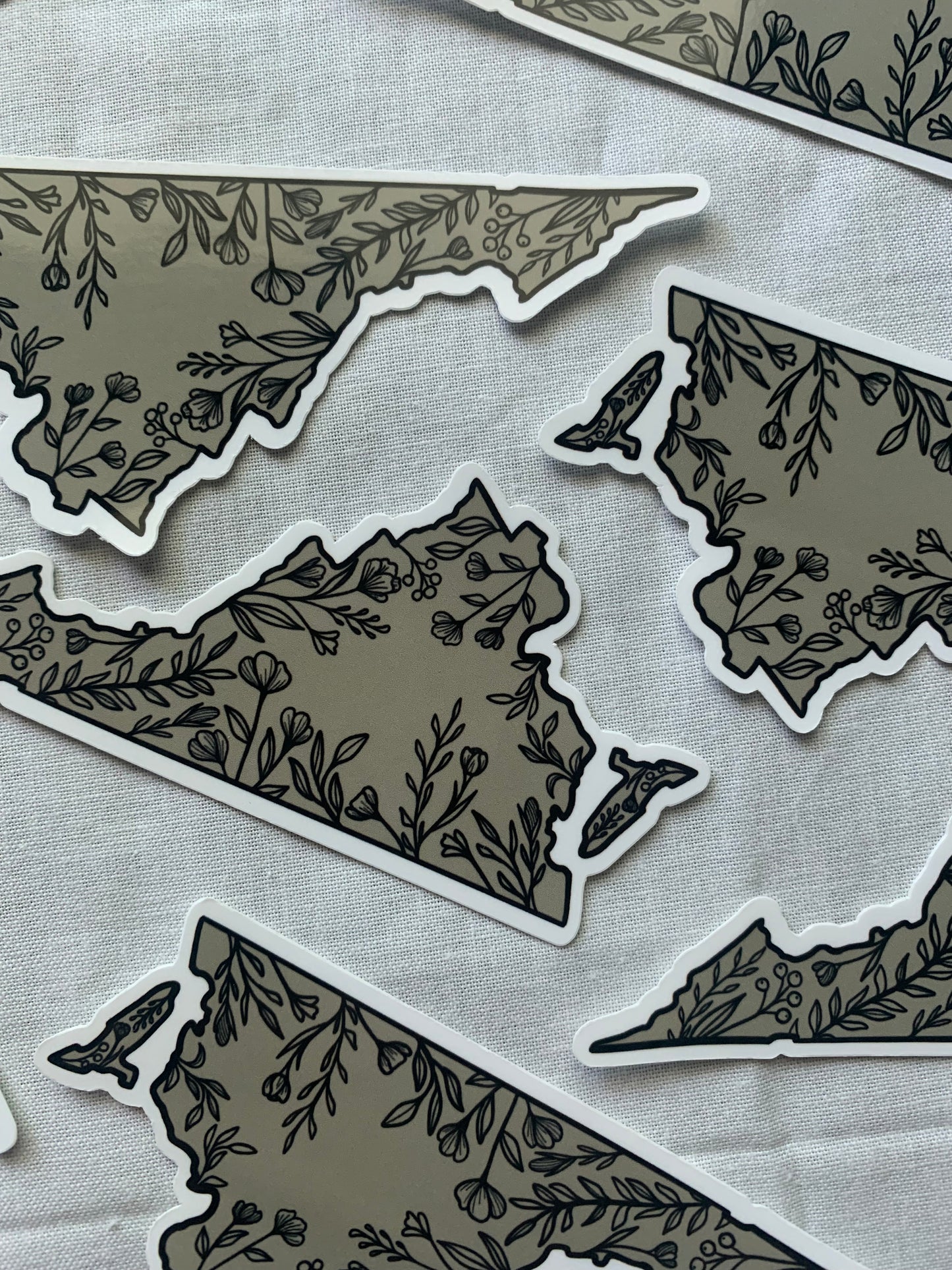 Virginia State Flowers Sticker
