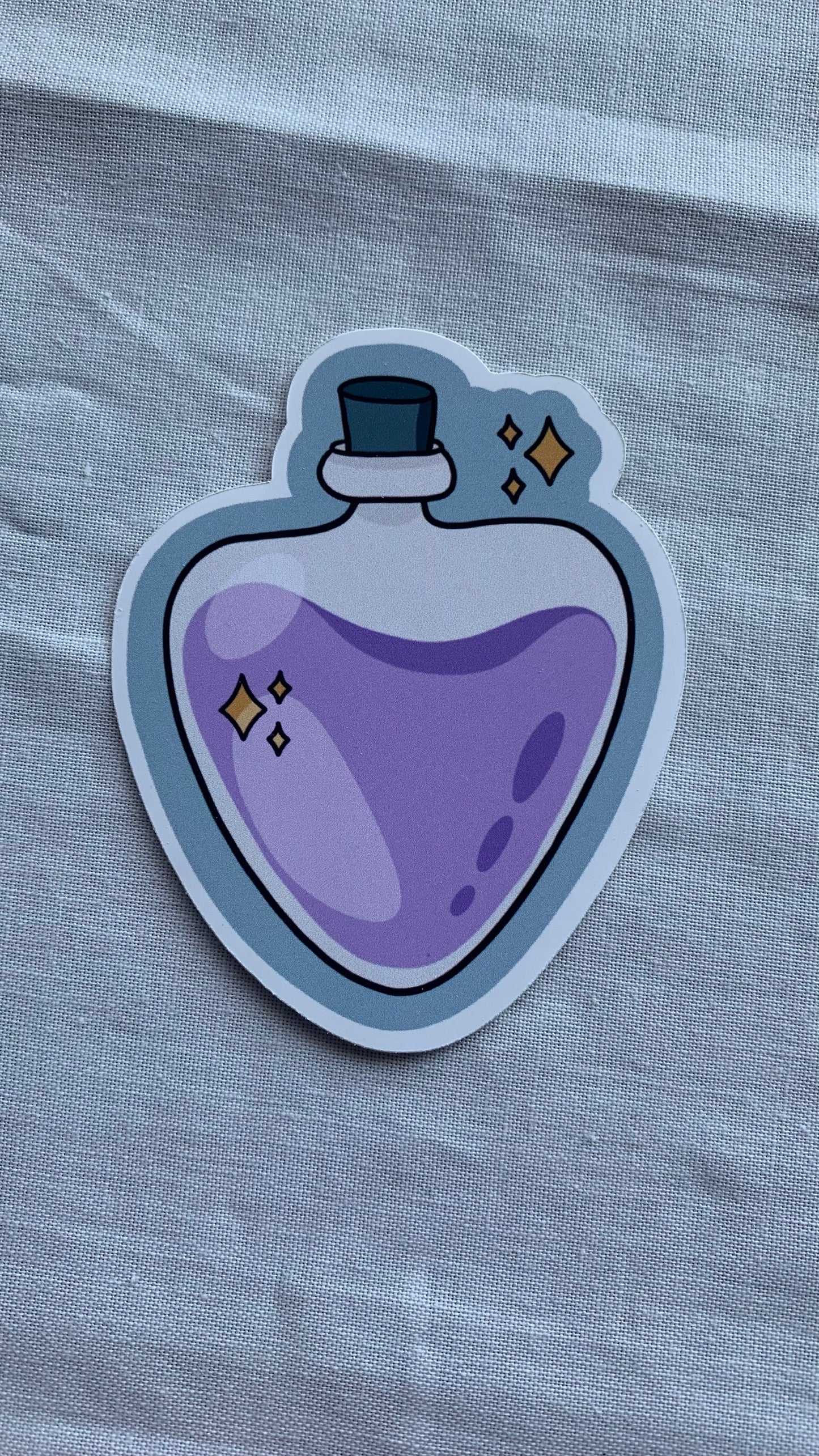 Purple Potion Bottle Sticker