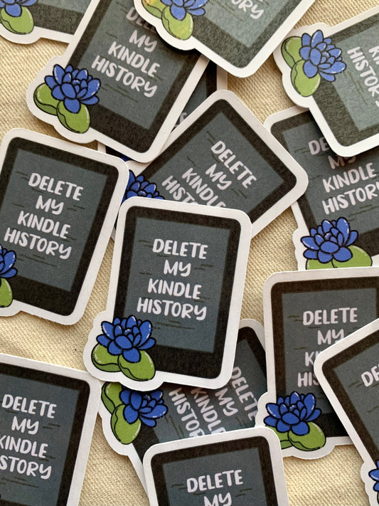 Delete My Kindle History Sticker