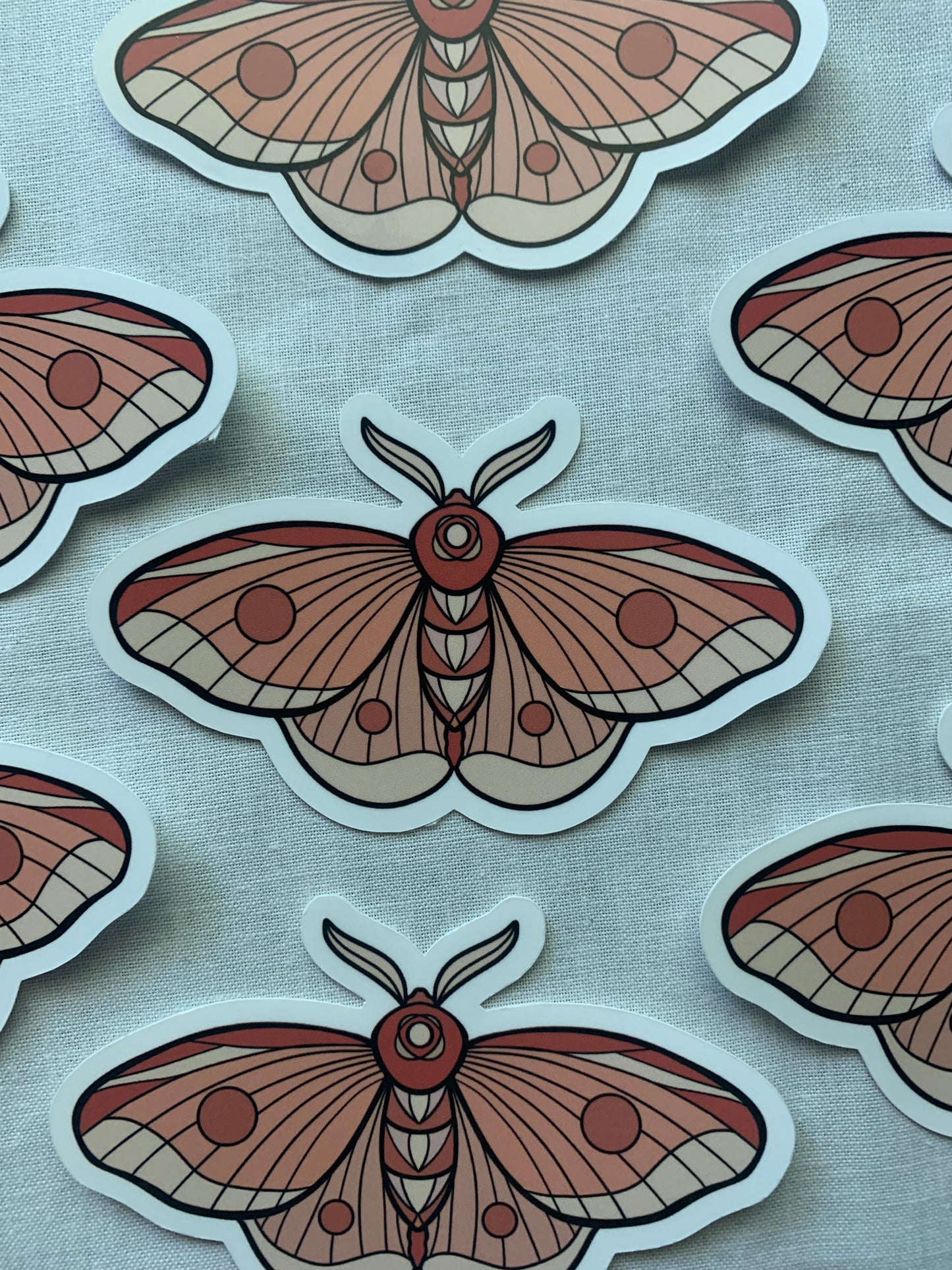 Peach Moth Sticker