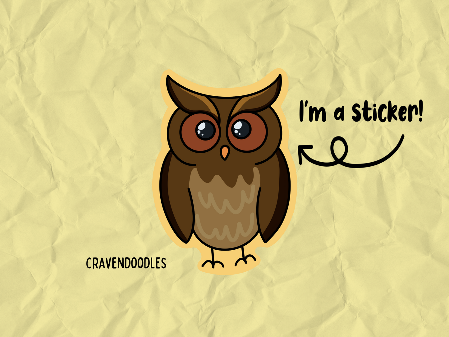 Great Horned Owl Sticker