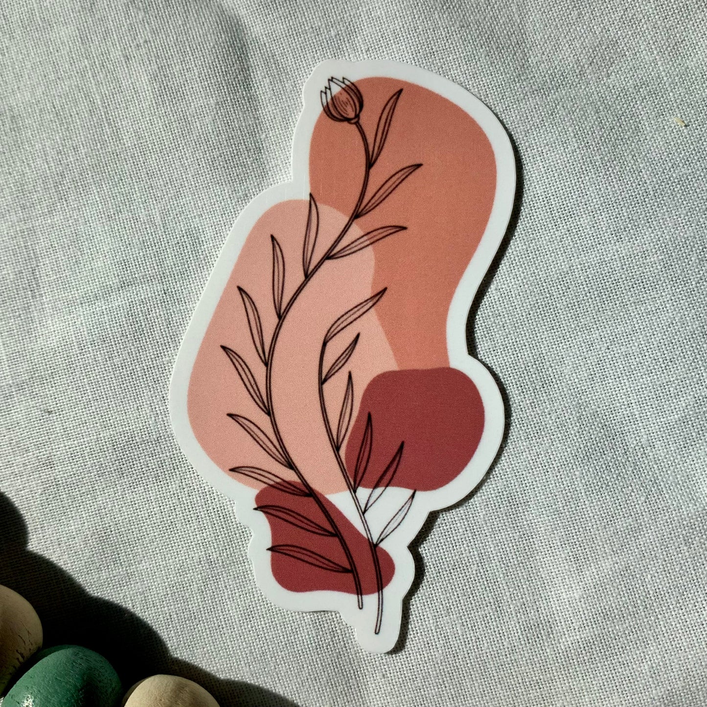 Pink Flowers Sticker
