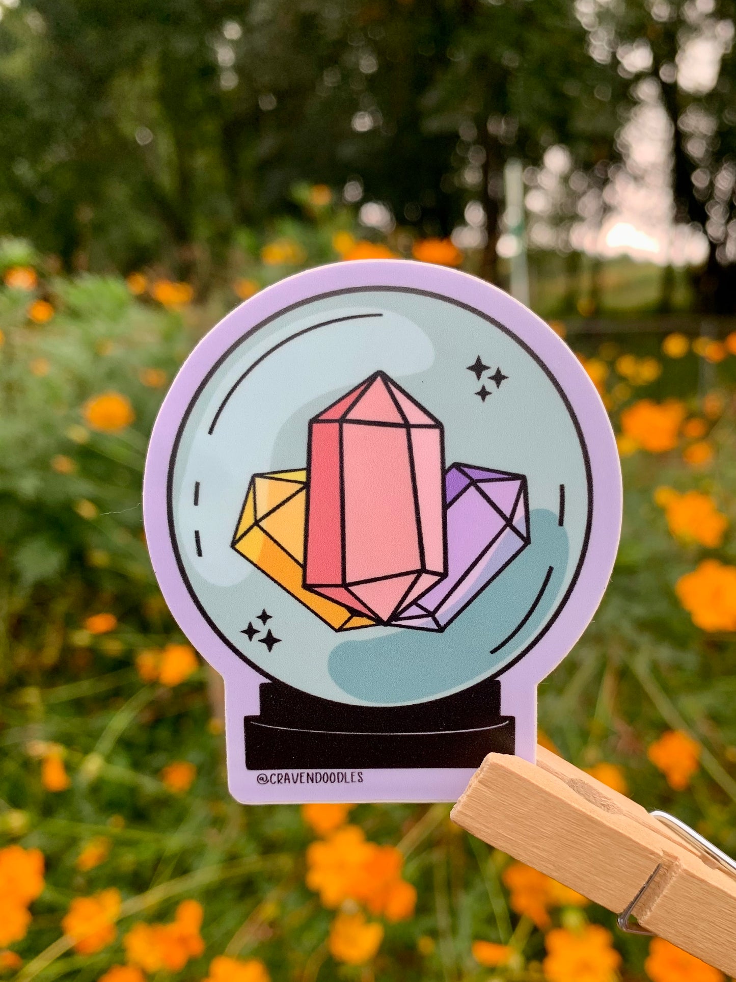 Crystal Ball Sticker