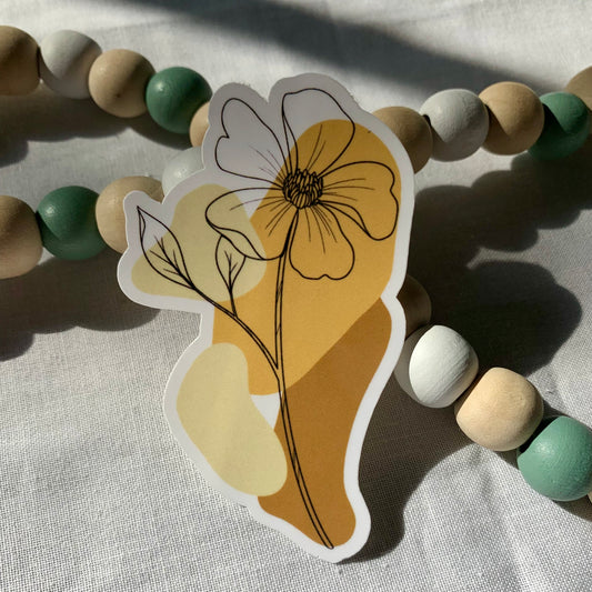 Yellow Flowers Sticker