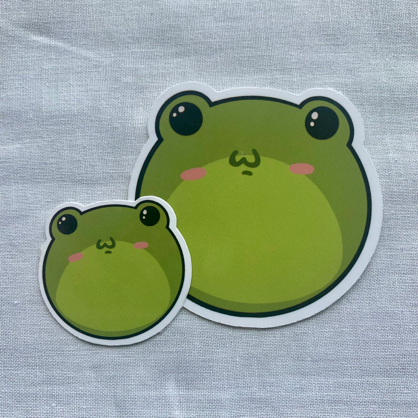 Round Frog and Mini Sticker