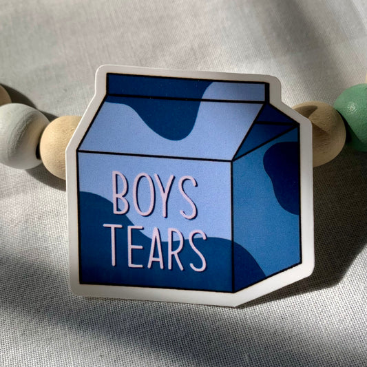 Milk Carton Of Boys Tears Stickers
