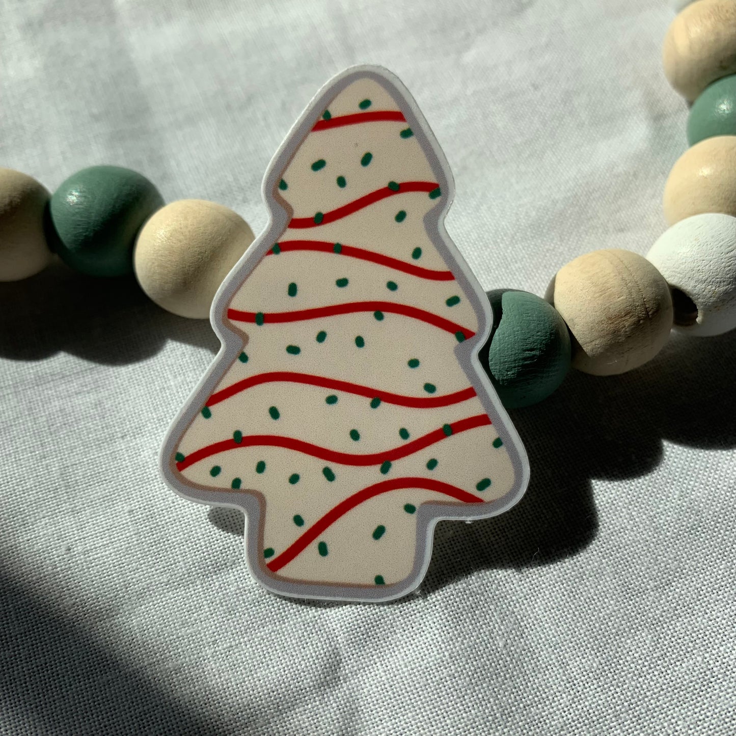 Christmas Tree Cake Sticker