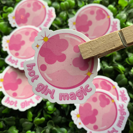 Hot Girl Magic Sticker