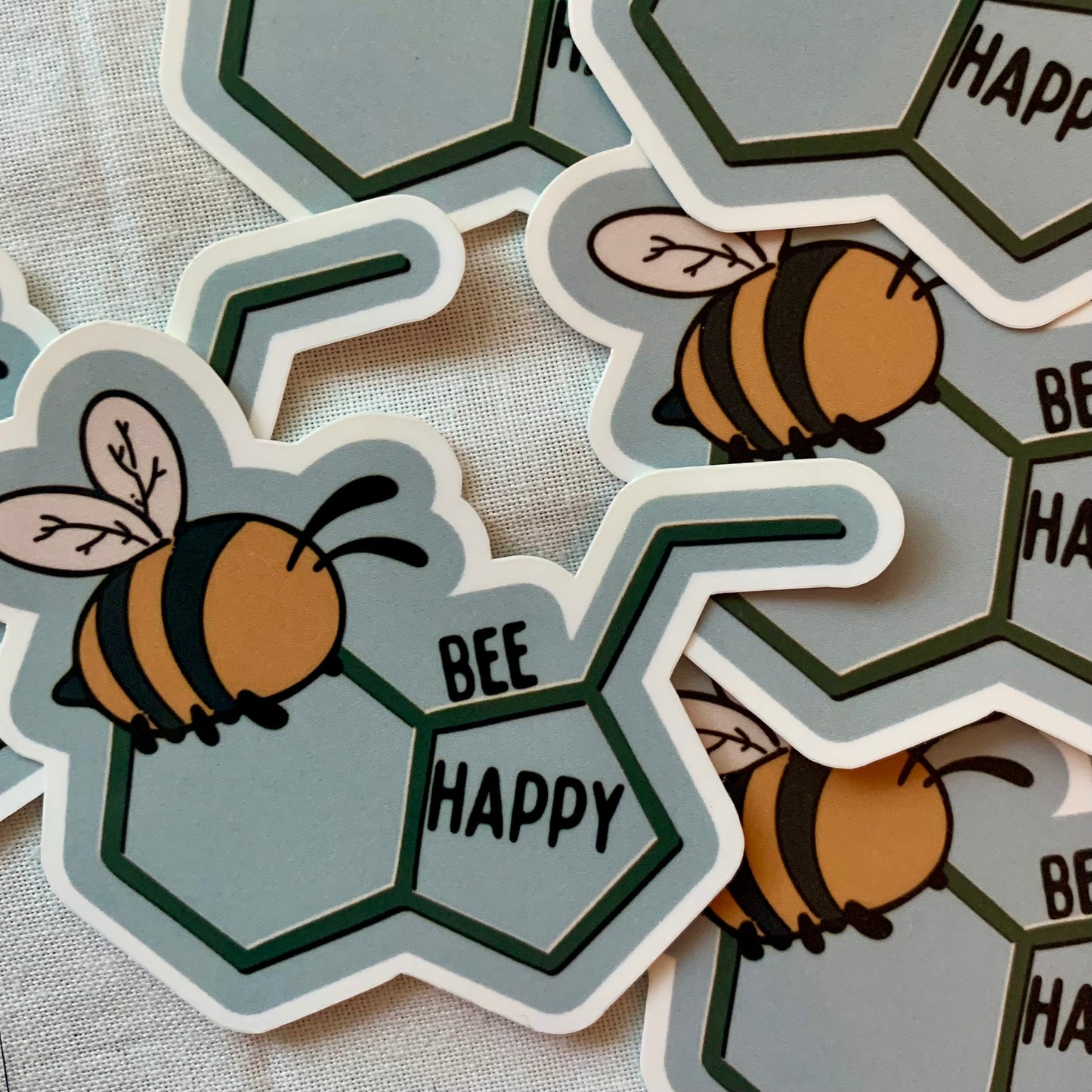 Bee Happy Sticker