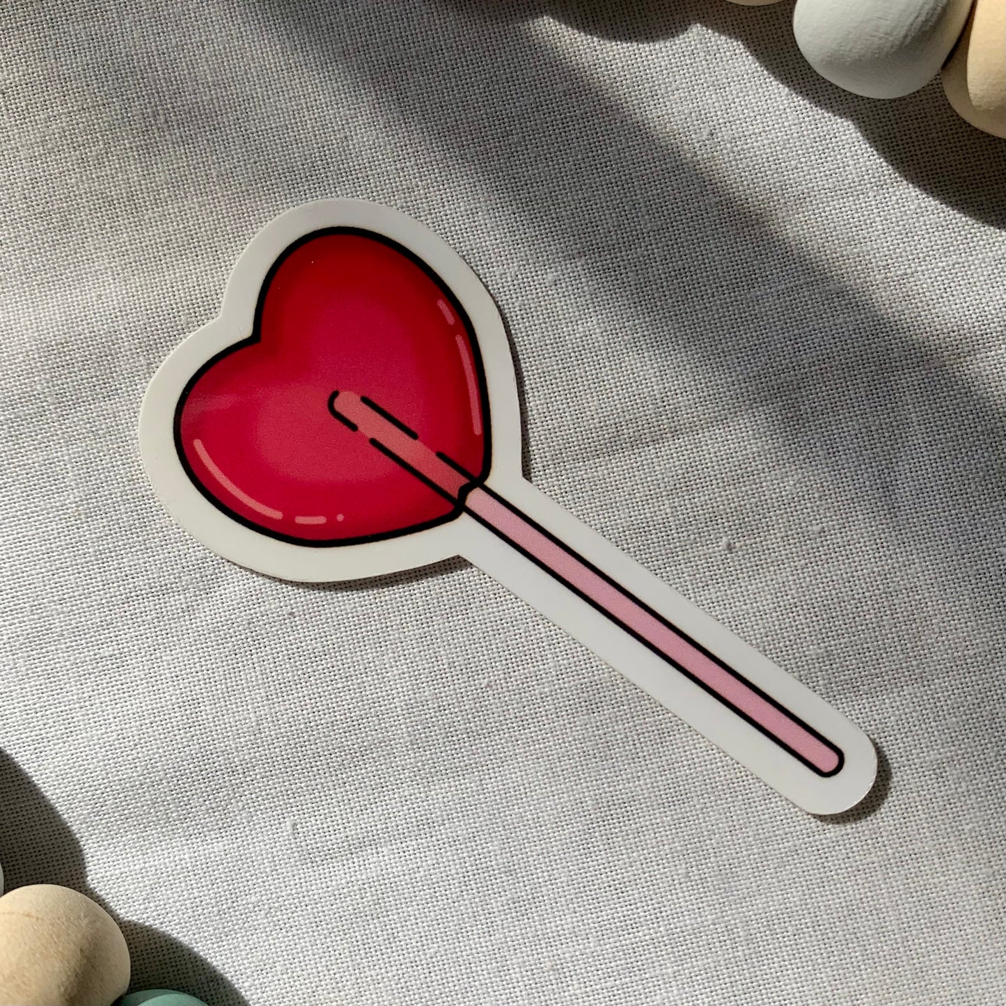 Heart Lollipop Sticker