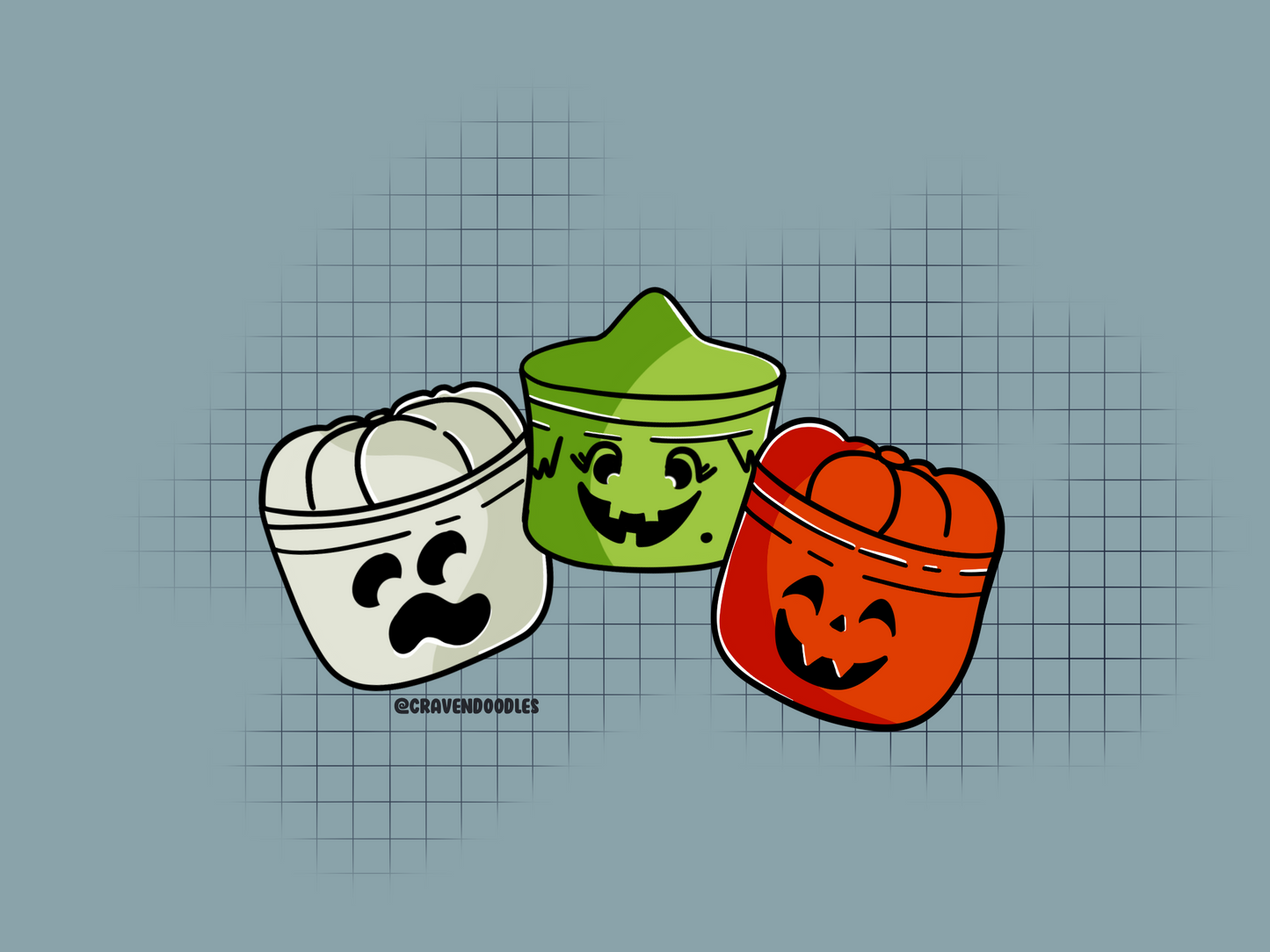Boo Bucket Sticker Bundle