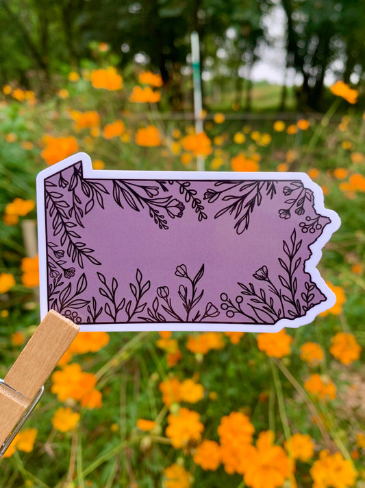 Pennsylvania State Flower Sticker