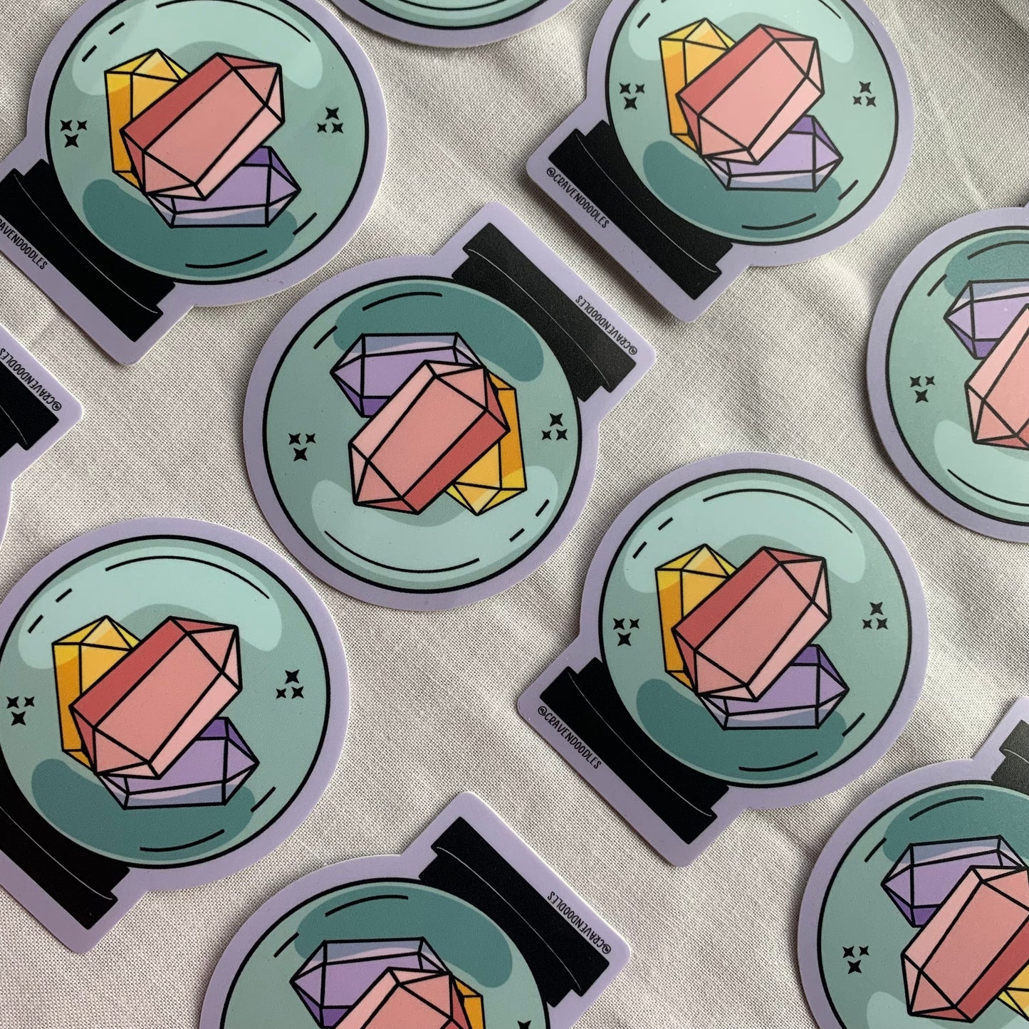 Crystal Ball Sticker