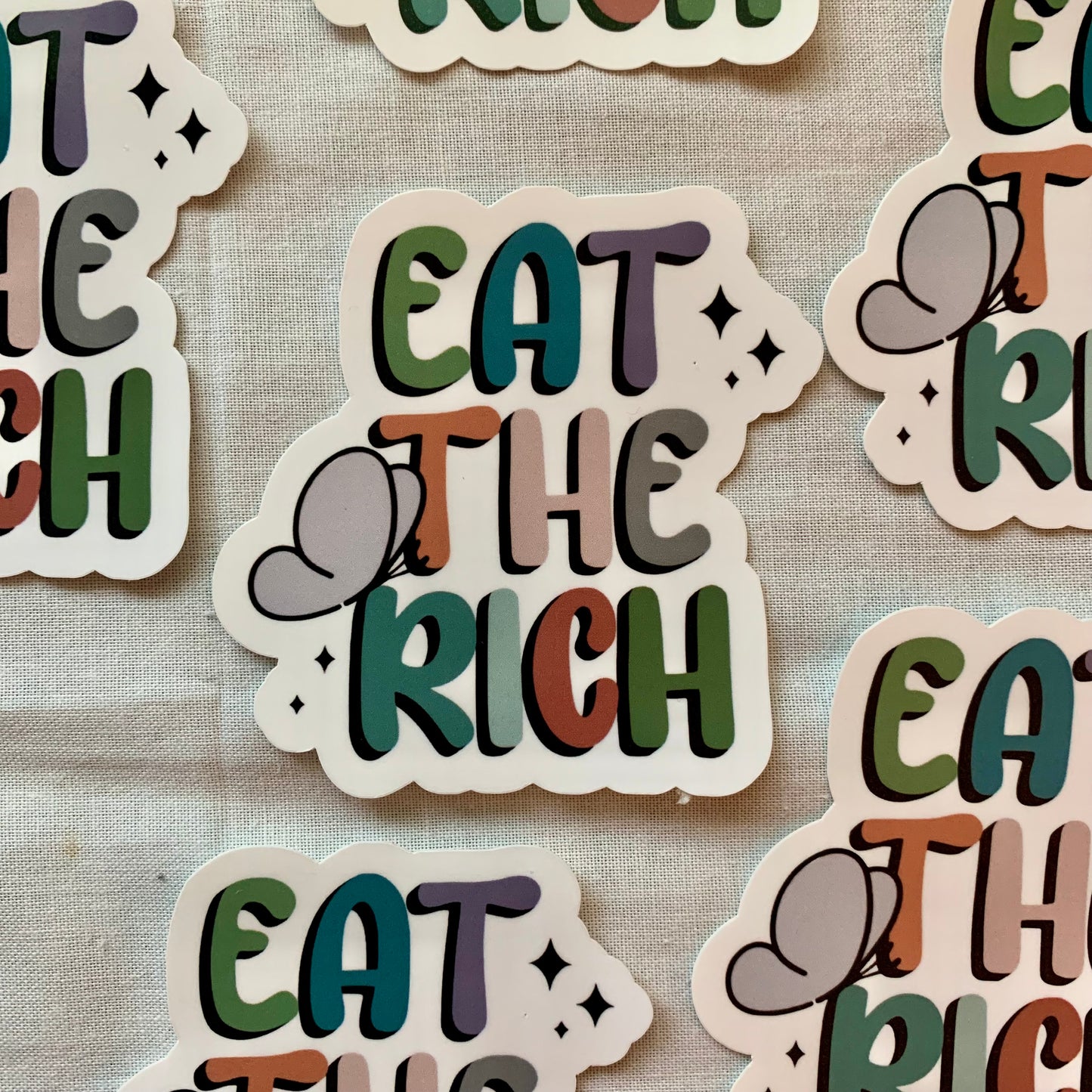Eat The Rich Sticker