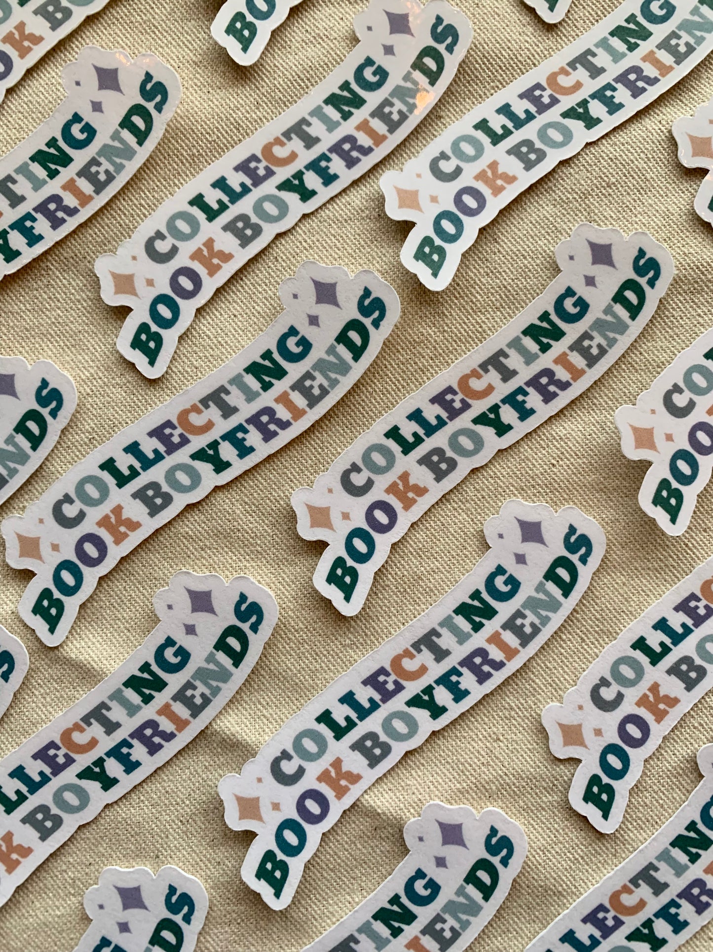 Collecting Book Boyfriends Sticker