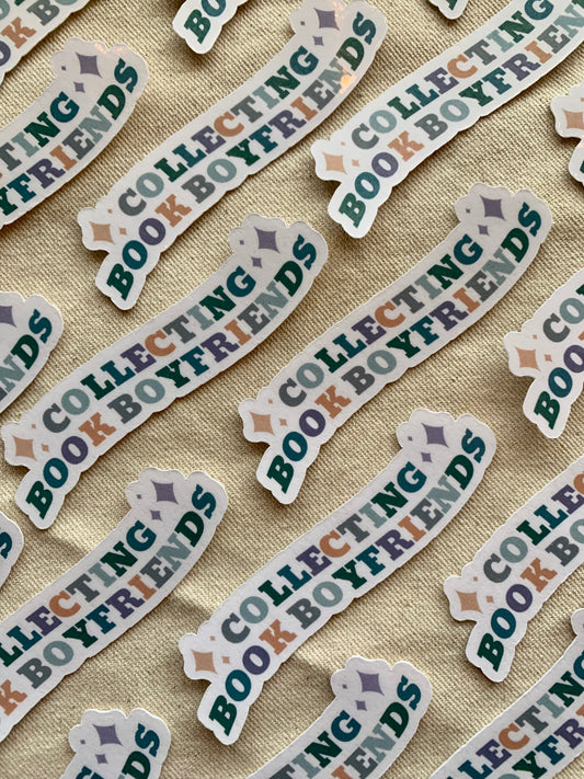 Collecting Book Boyfriends Sticker